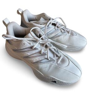 Adidas Kids Dame Certified 3 IH8468 White Running Shoes Sneakers Size 6.5